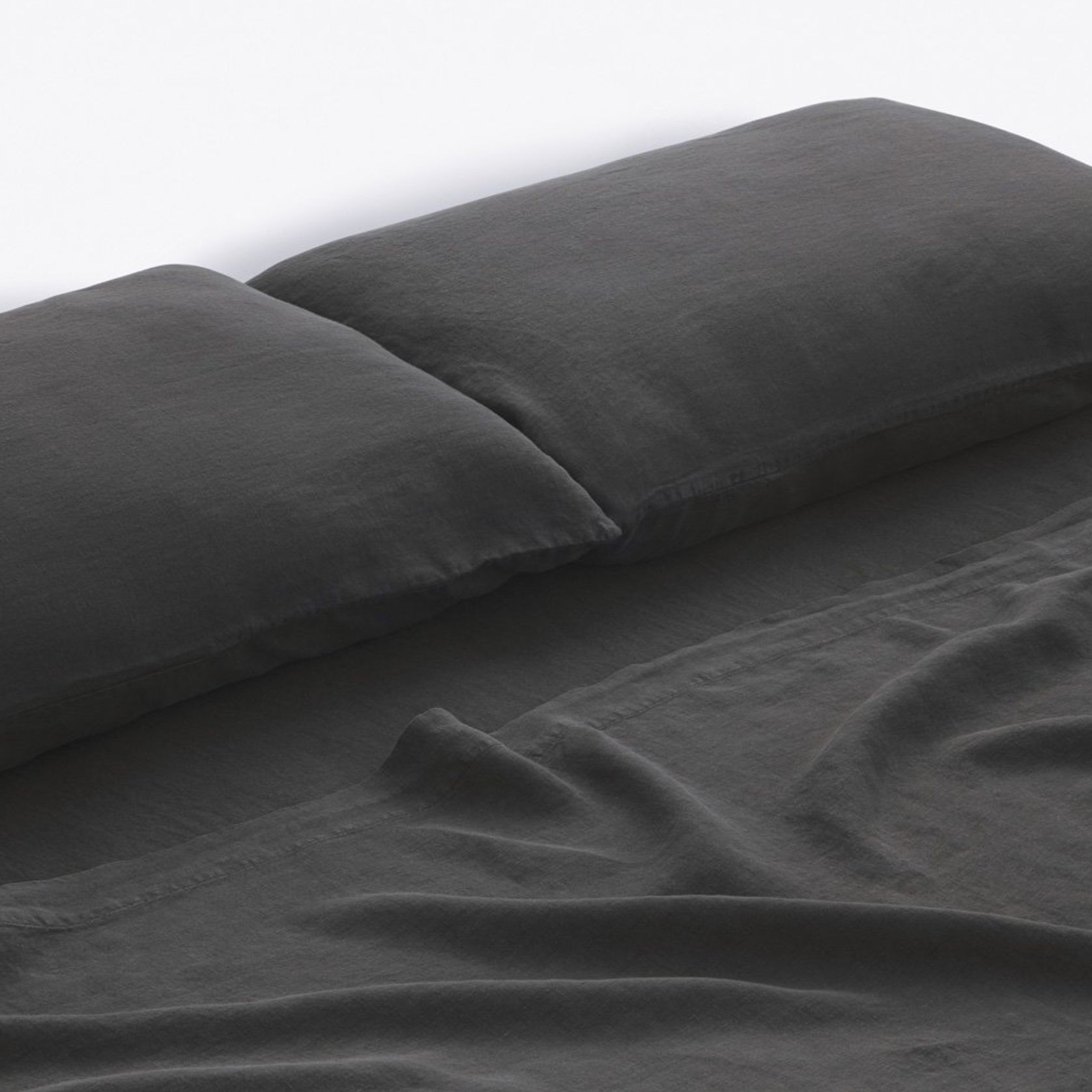 Belgian Linen King Pillow Cases (no flange) gallery detail image