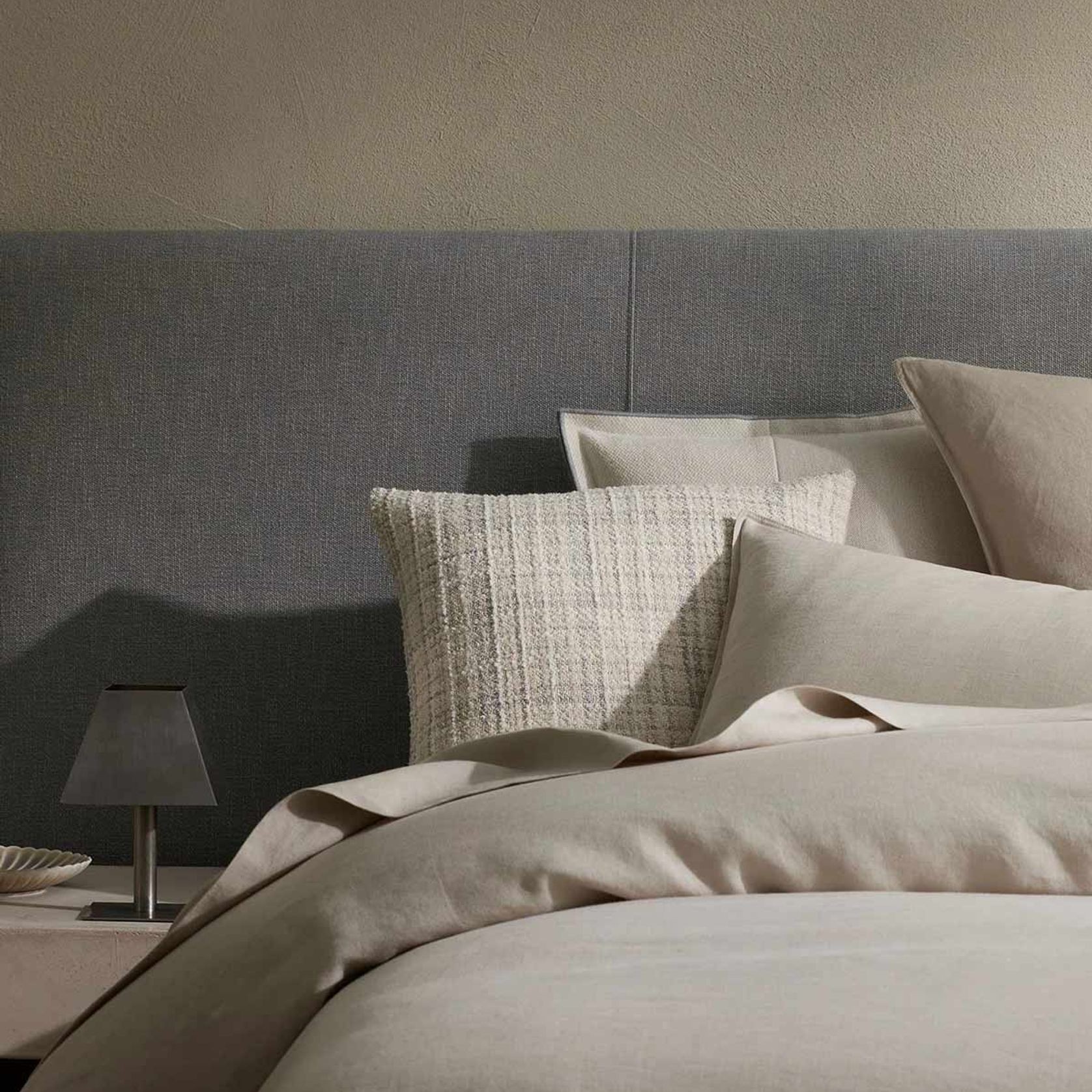 Ravello Pillowcase Pair - Bone | Standard, King or Euro Size gallery detail image