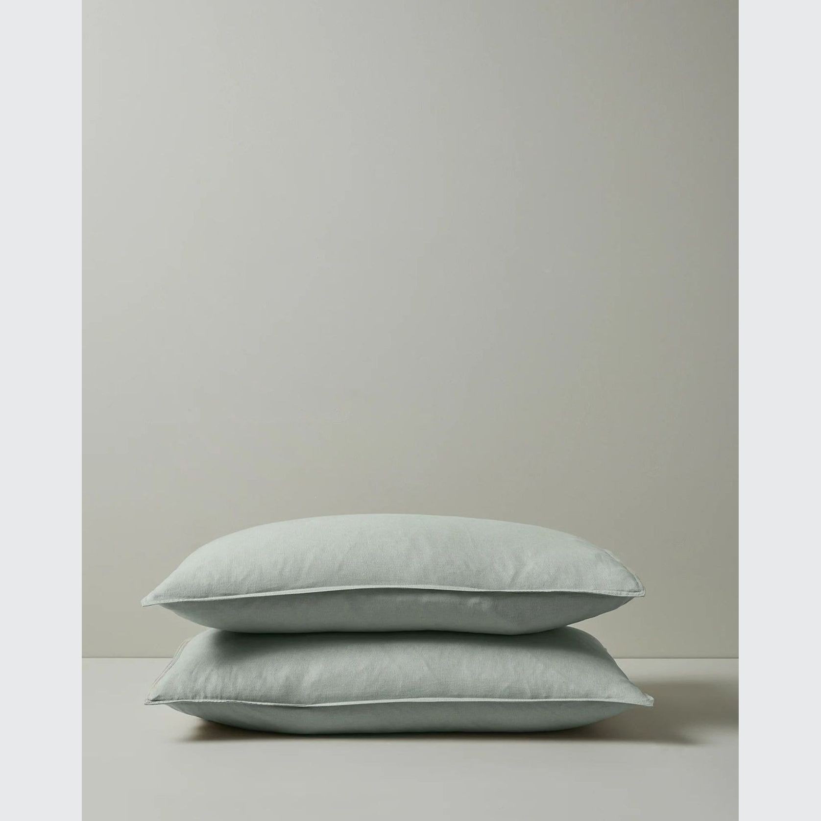 Ravello Pillowcase Pair - Sage | Standard, King, or Euro Size gallery detail image