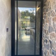 Steel Frame Glass Pivot Doors - Galvanised FPS50 gallery detail image