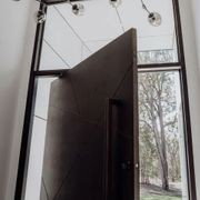 Iron Pivot Entry Doors - Galvanised FWA50 gallery detail image