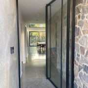 Steel Frame Glass Pivot Doors - Galvanised FPS50 gallery detail image