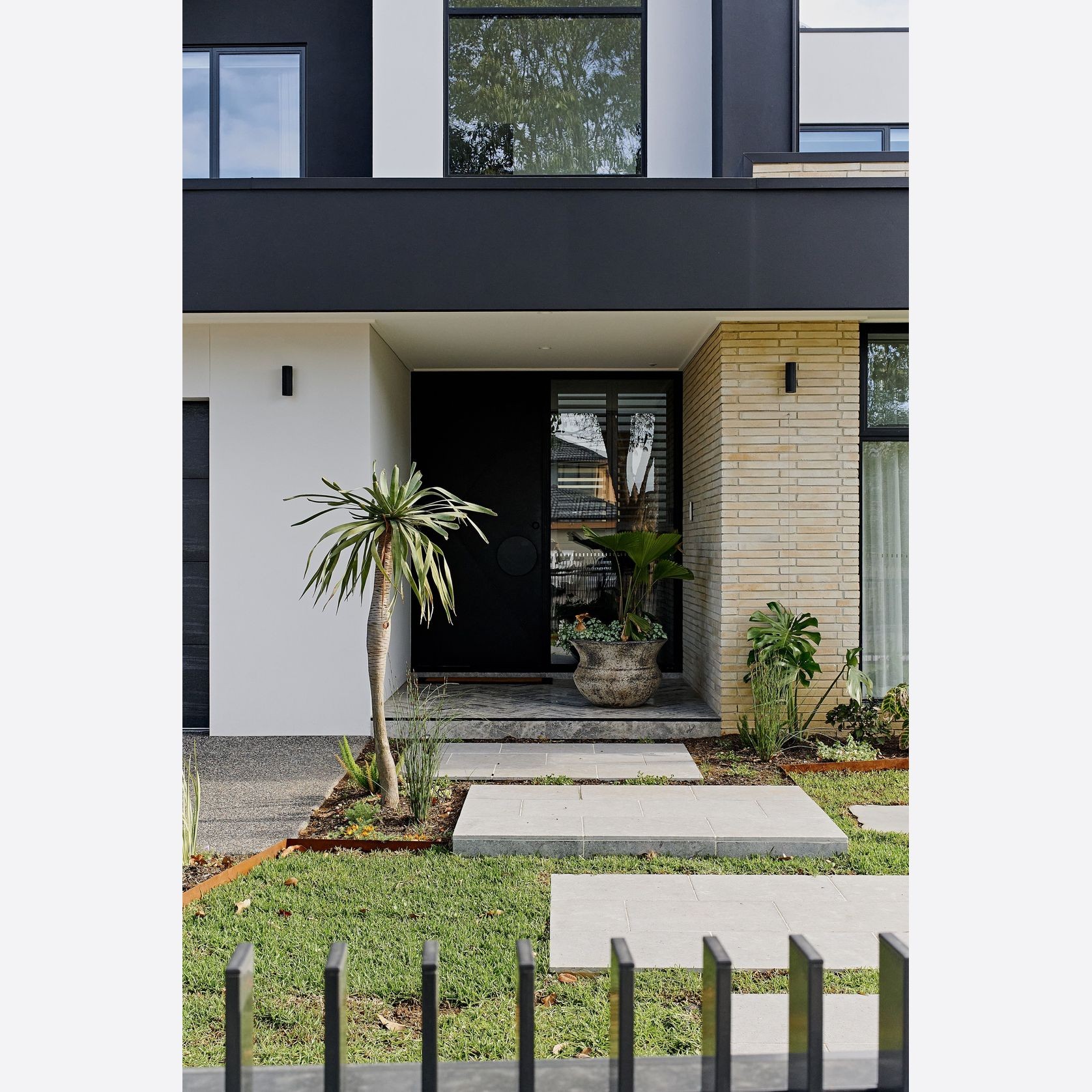 Iron Pivot Entry Doors - Galvanised FWA50 gallery detail image