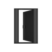 Iron Batten Pivot Entry Doors - Galvanised gallery detail image