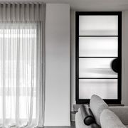 Steel Frame Glass Pivot Doors - Galvanised FPS50 gallery detail image