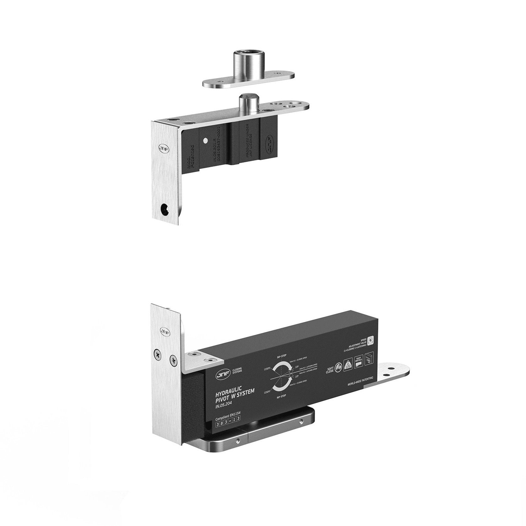 IN.05.204 Hydraulic Pivot for Wooden Doors gallery detail image