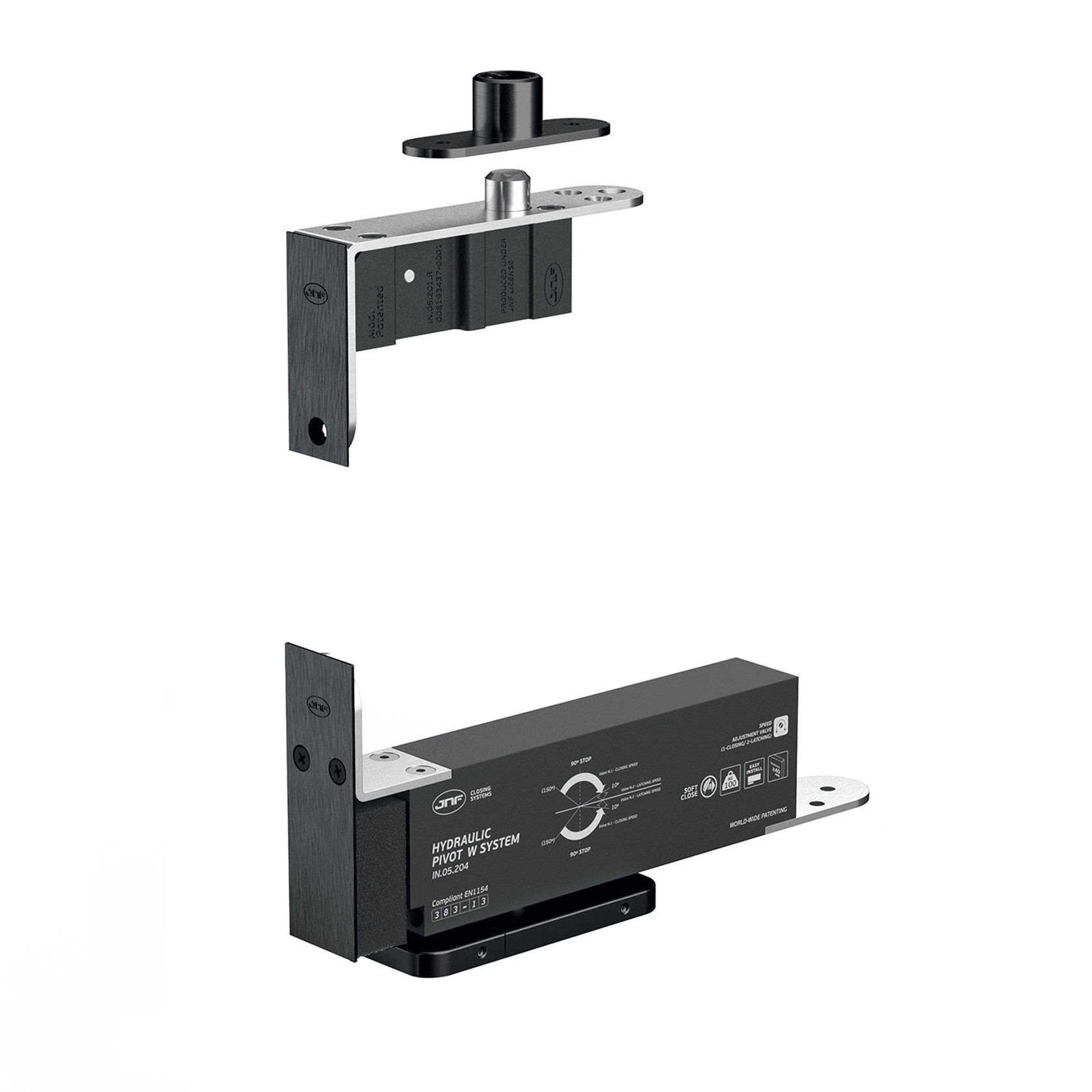 IN.05.204 Hydraulic Pivot for Wooden Doors gallery detail image