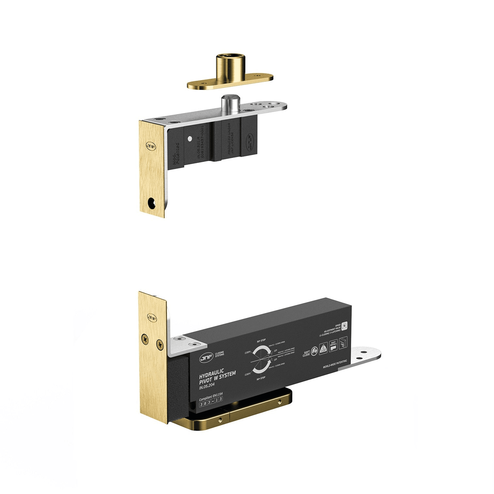 IN.05.204 Hydraulic Pivot for Wooden Doors gallery detail image