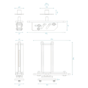 FritsJurgens System 3 Fully Sprung Concealed Pivot gallery detail image