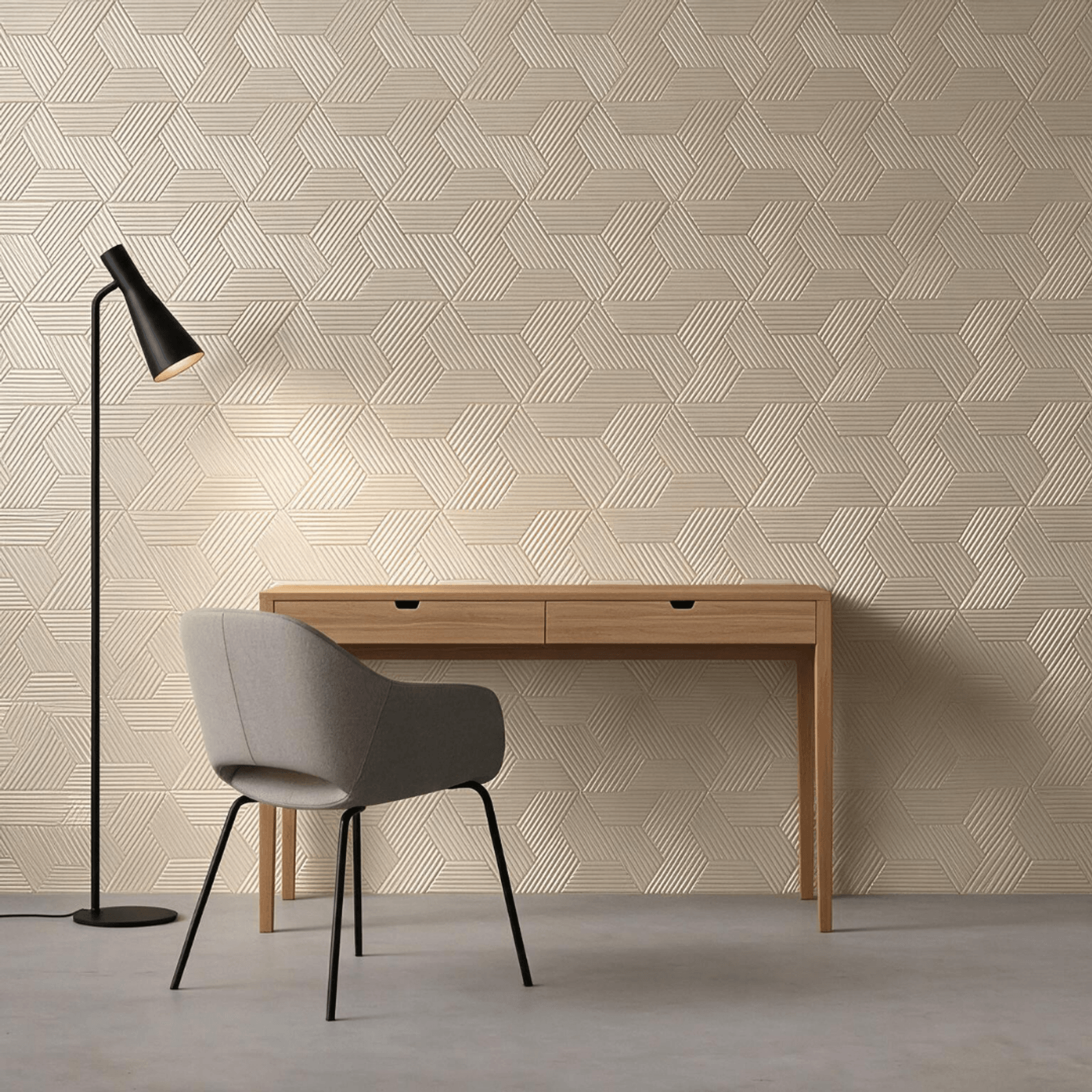 Architectural 3D MDF Wall Panel Basket Weave gallery detail image