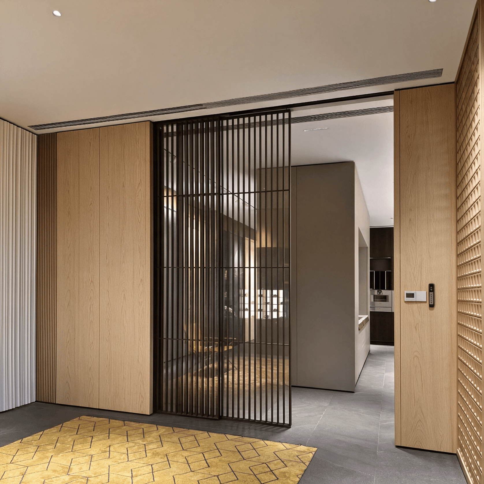 White Oak T&amp;G panels in the interior