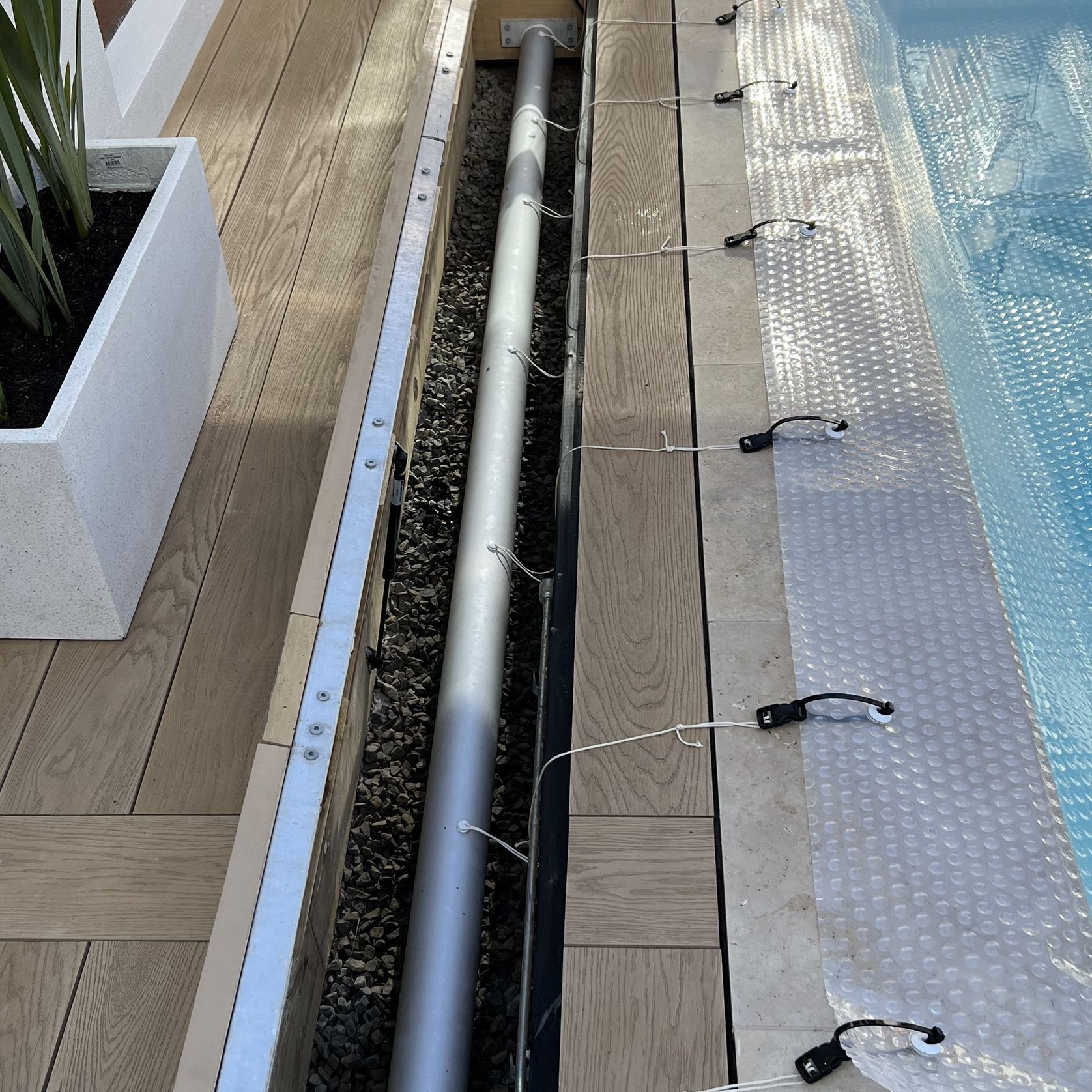 Under Deck UnderCover® Concealed Pool Cover - Manual gallery detail image