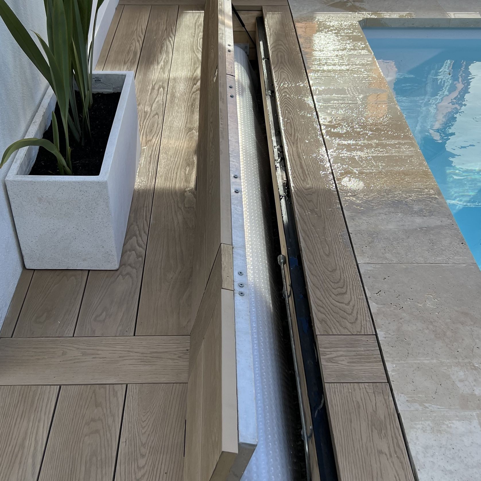 Under Deck UnderCover® Concealed Pool Cover - Manual gallery detail image