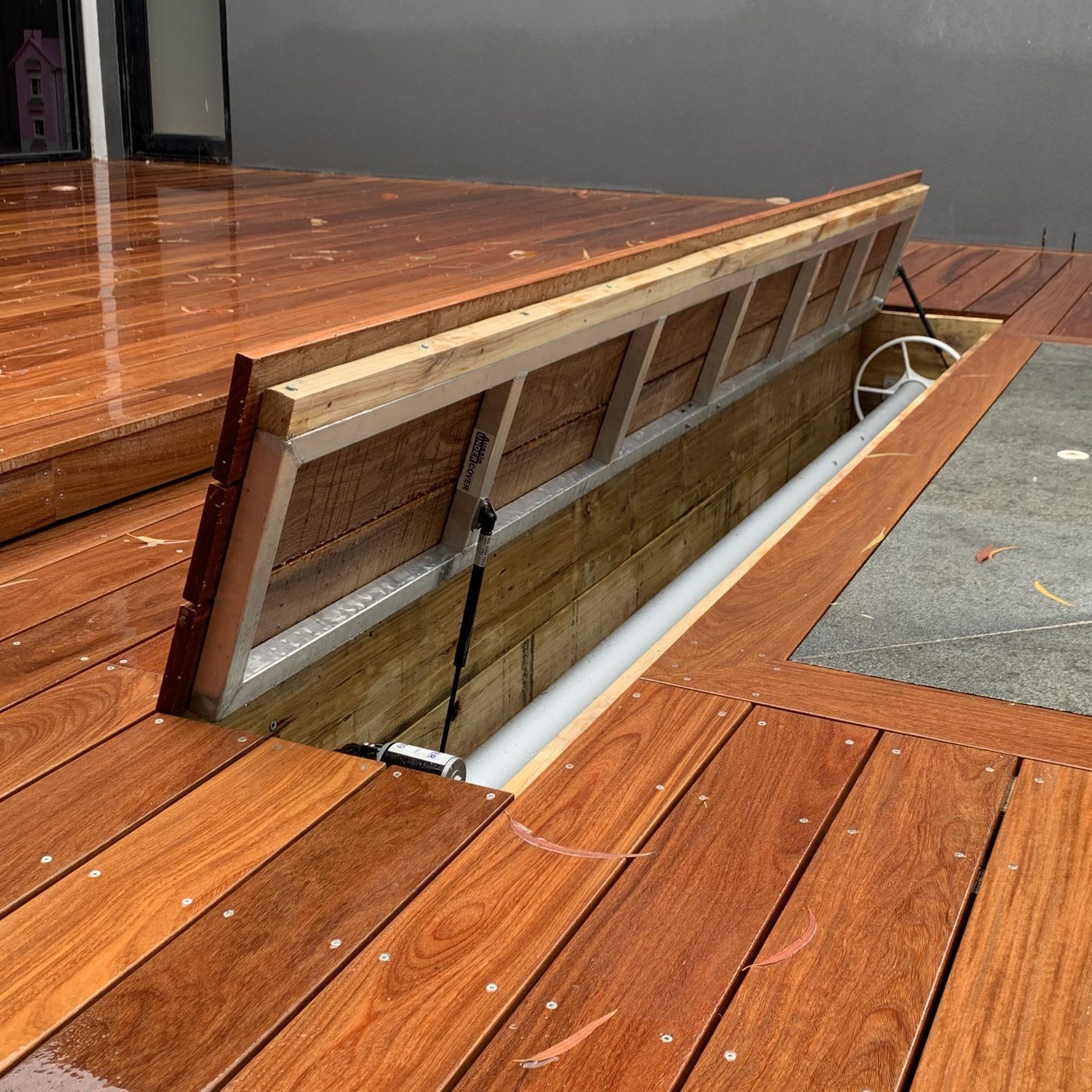 Under Deck UnderCover® Concealed Pool Cover - Manual gallery detail image