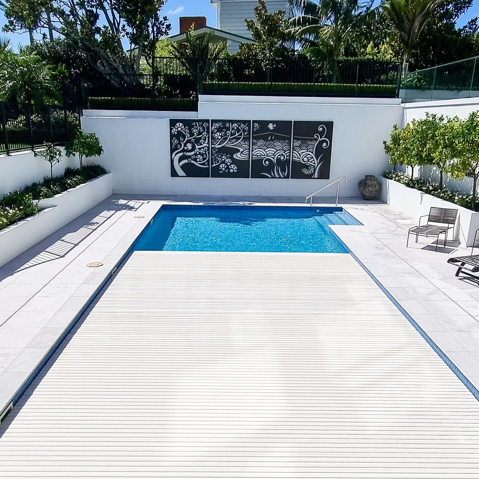 Automated Solid Slat Pool Cover gallery detail image