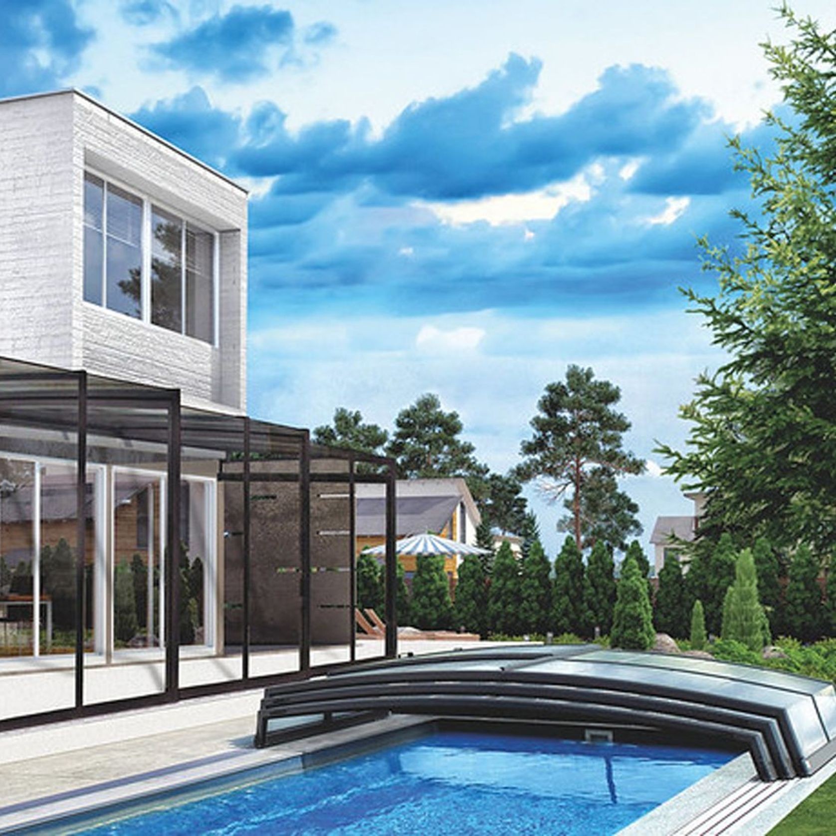 Corso Glass Pool Enclosure gallery detail image