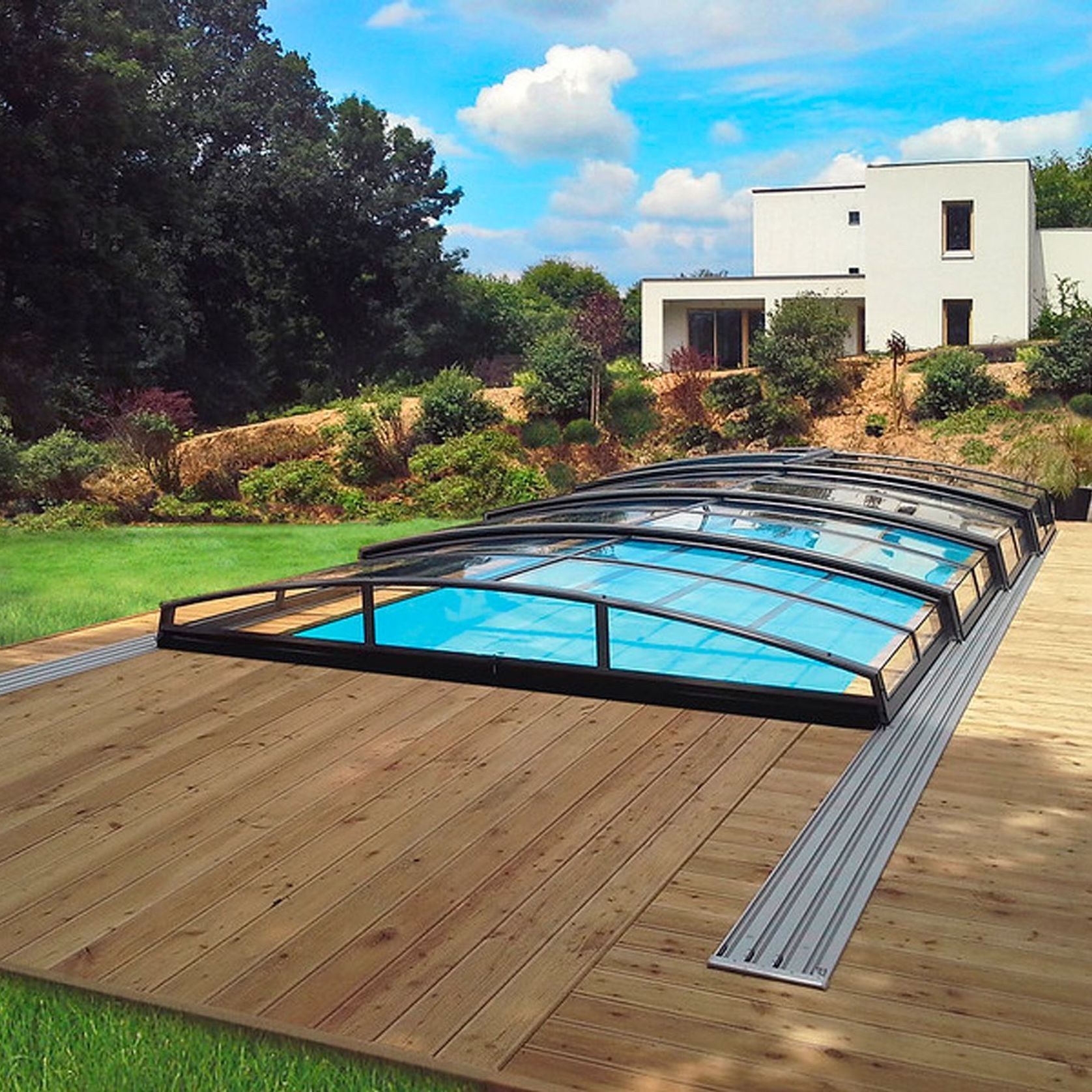 Azure Angle – Set Size Pool Enclosure gallery detail image