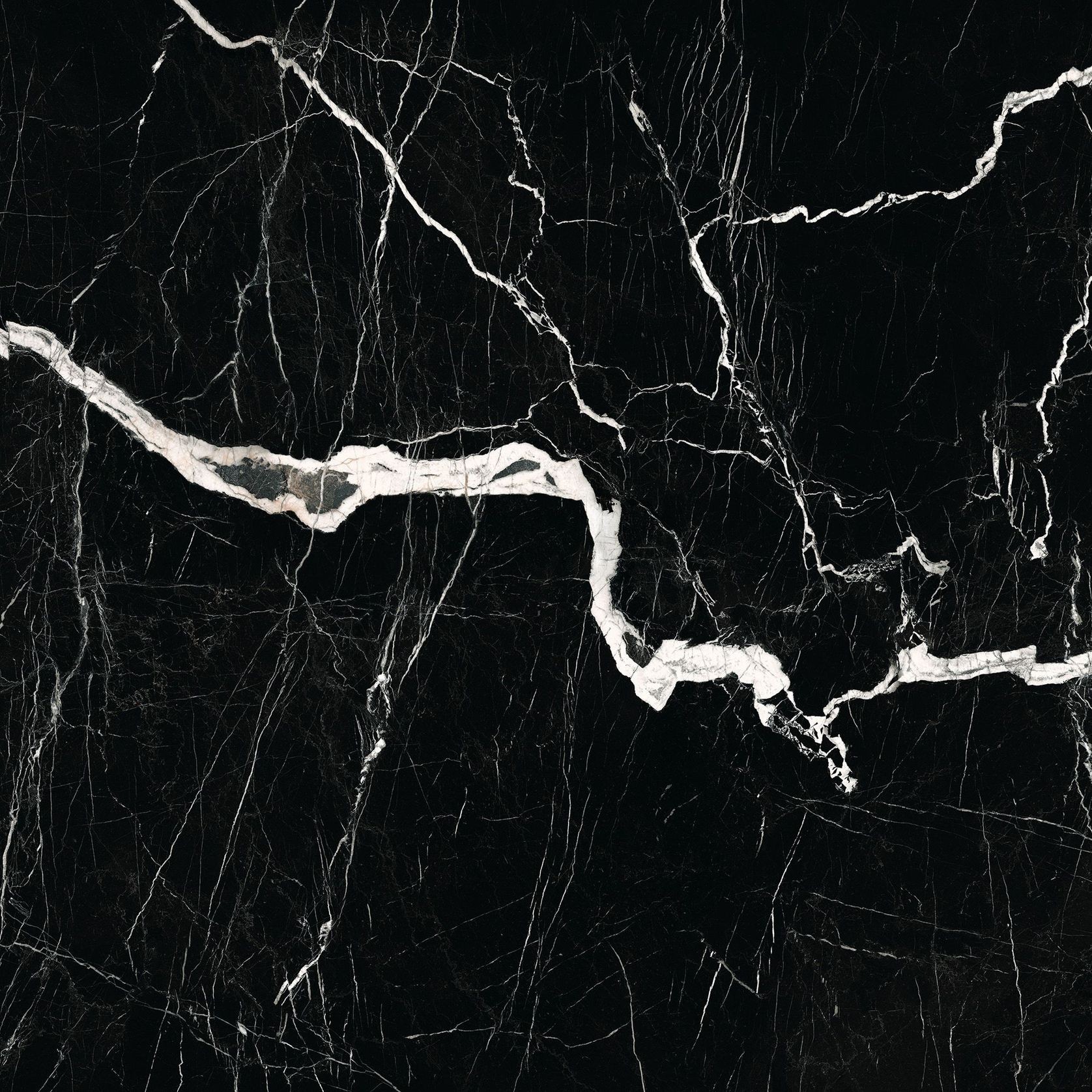 Nero Marquina Benchtop - Black Matt gallery detail image