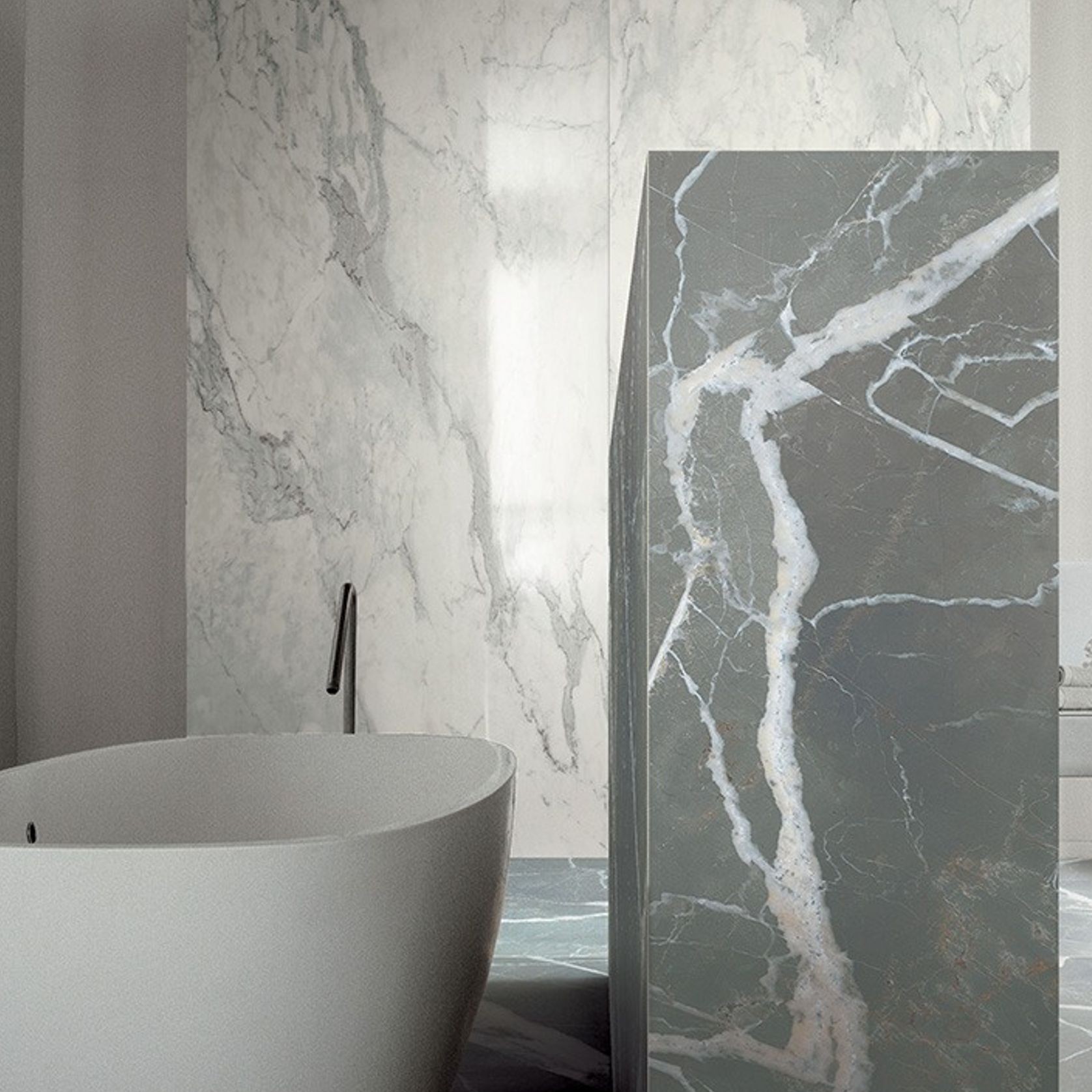 Xtra Calacatta Black Floor & Wall Tile Slab gallery detail image