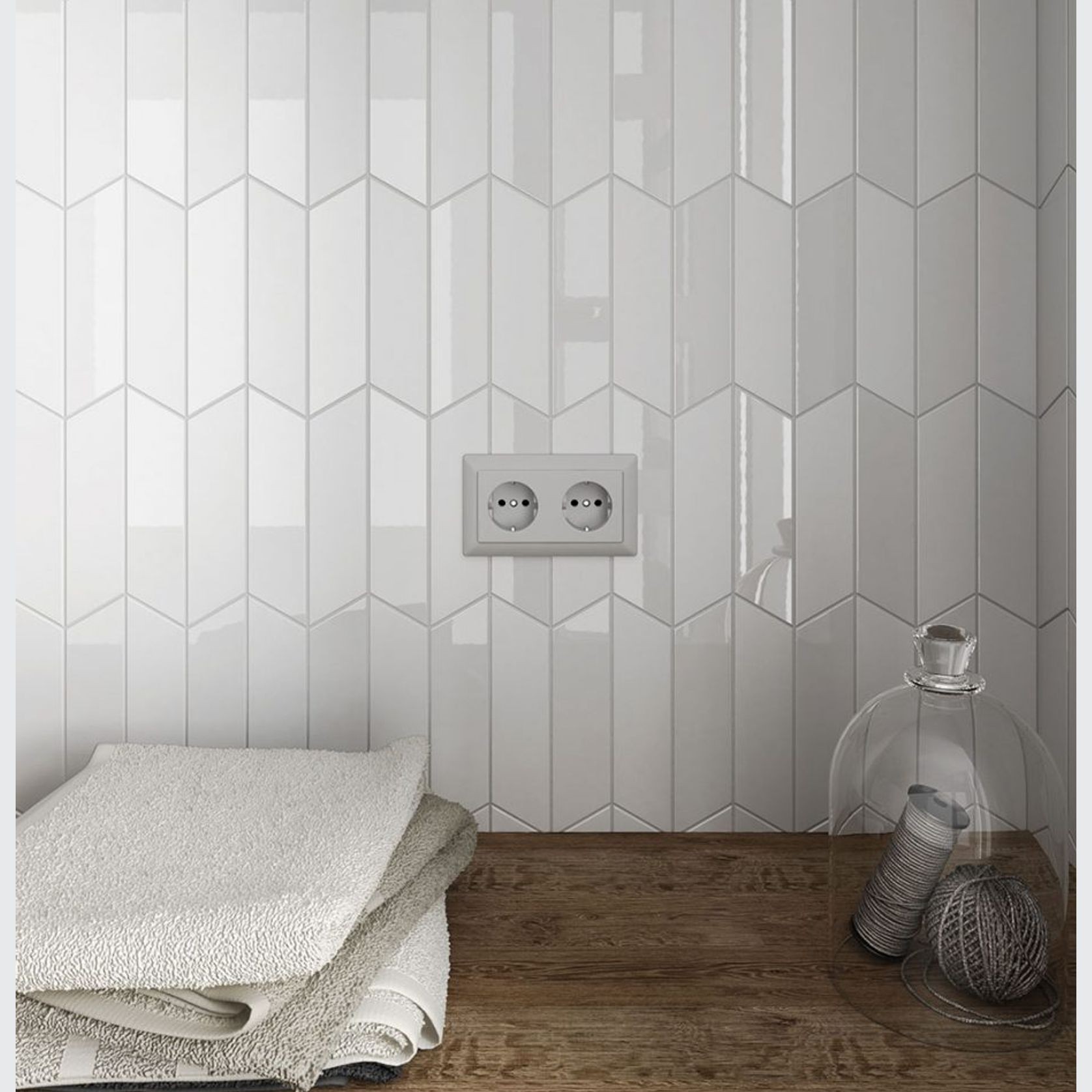 Chevron Wall Tiles by Equipe gallery detail image