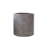Mikonui Cylinder Planter Weathered Cement - Large gallery detail image