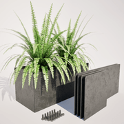 High Corten Steel Planter Boxes gallery detail image