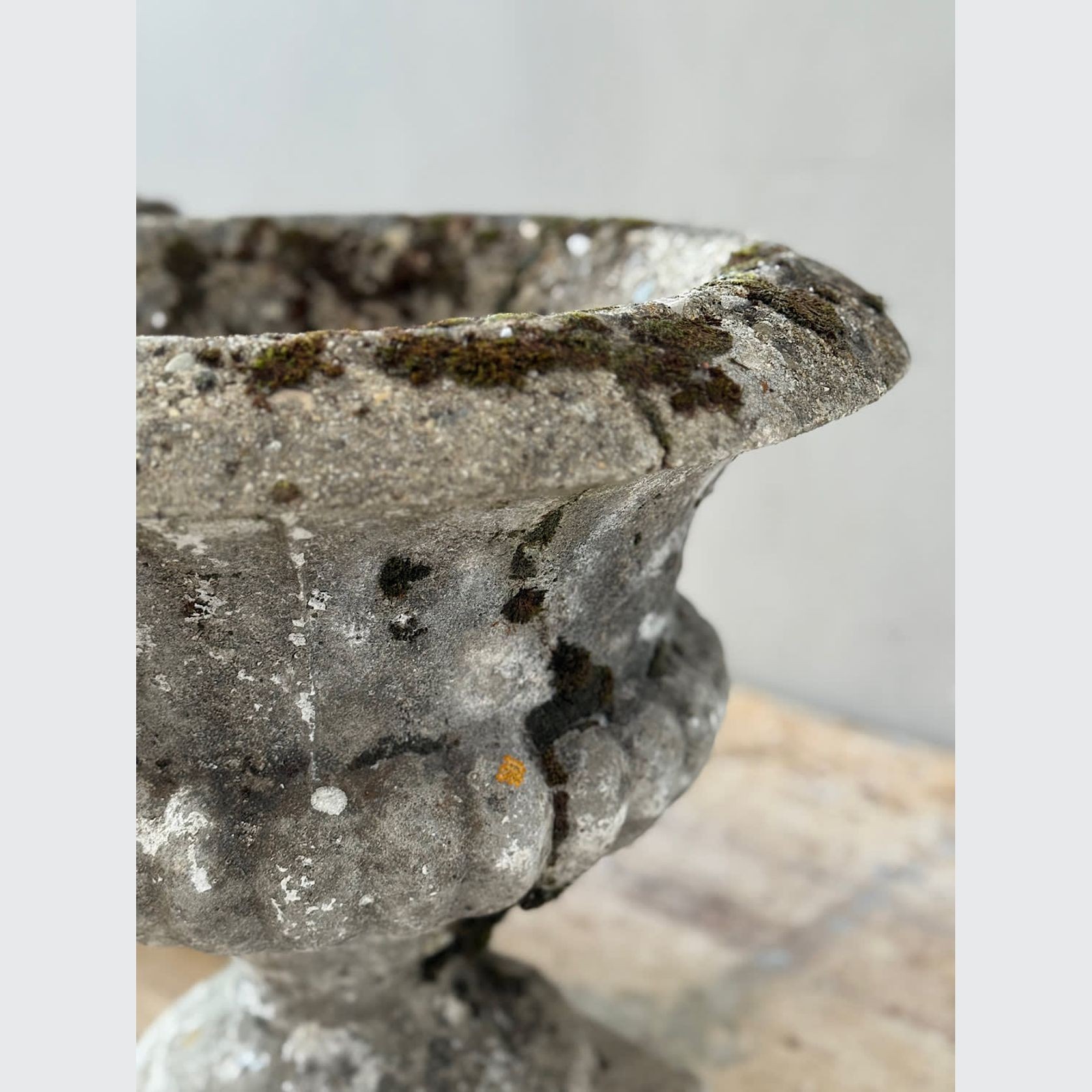 French Antique Stone Garden Urns gallery detail image