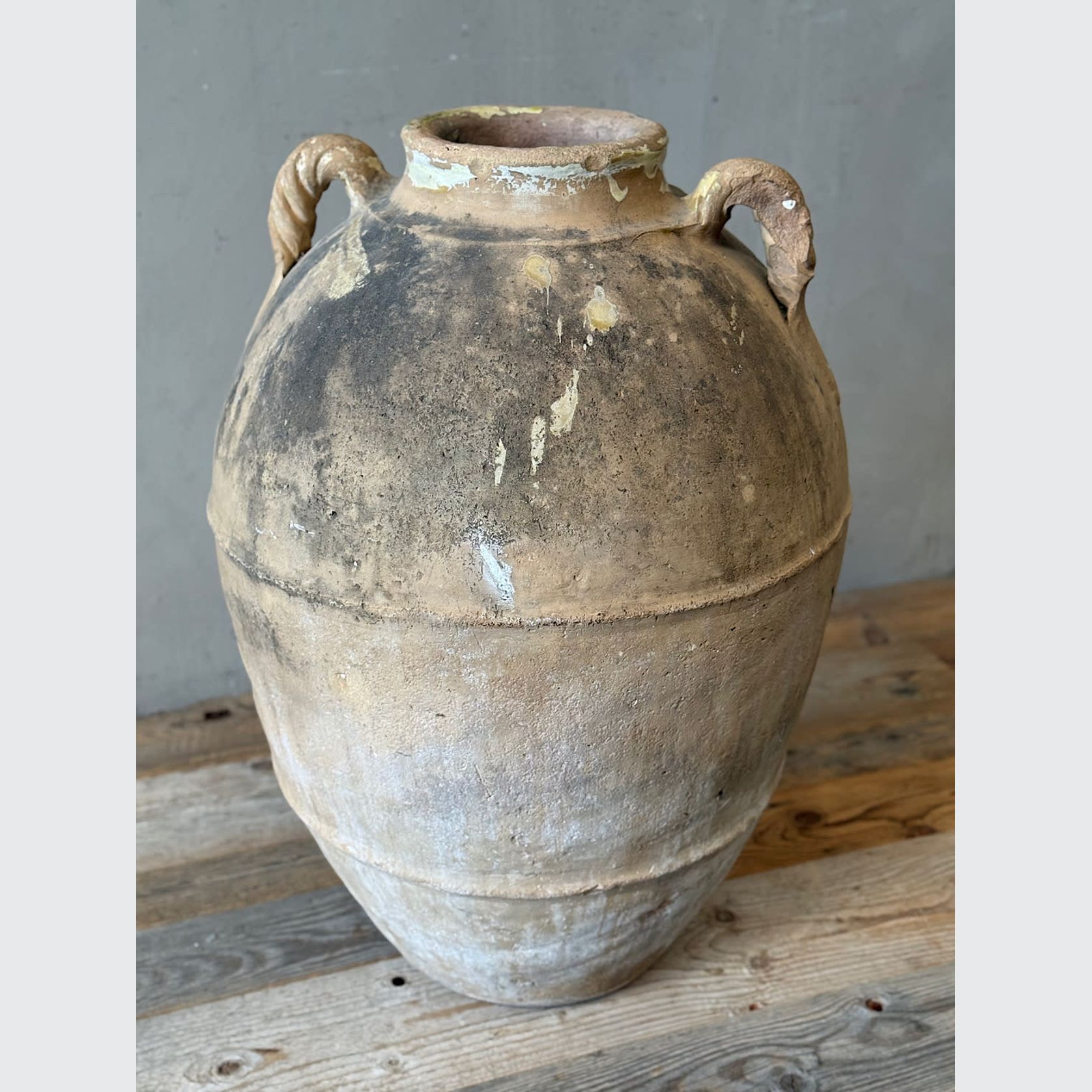 Large Antique Sicilian Terracotta Oil Jar gallery detail image