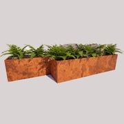 Corten Panels For Custom Planters – 550mm High. gallery detail image