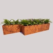 Corten Panels For Custom Planters – 400mm High gallery detail image