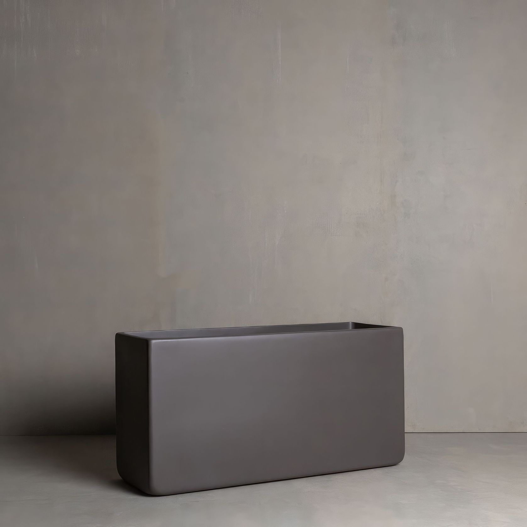 Hibernate Low Line Planters - Slate gallery detail image