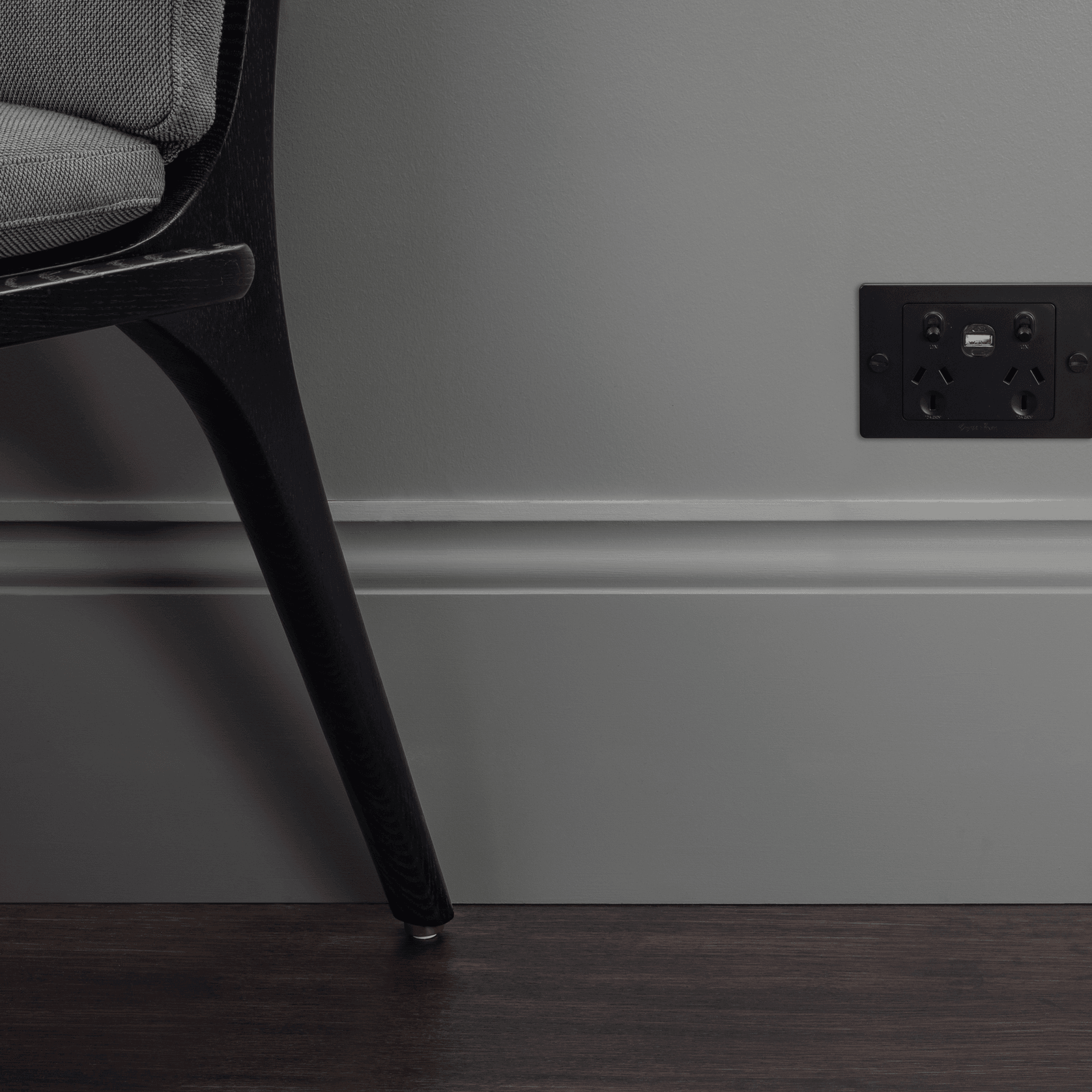 2 Gang GPO Socket Switch + Single USB A gallery detail image