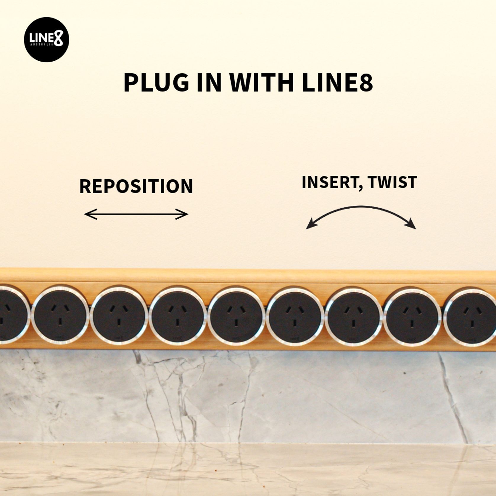 Line8 Modular Power Sockets gallery detail image