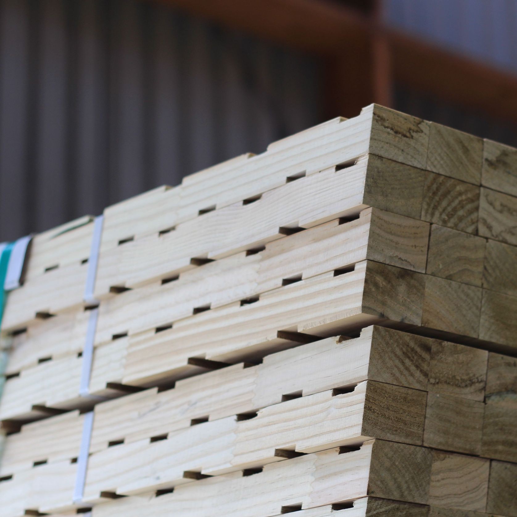 Custom Castellated Timber Cavity Batten gallery detail image