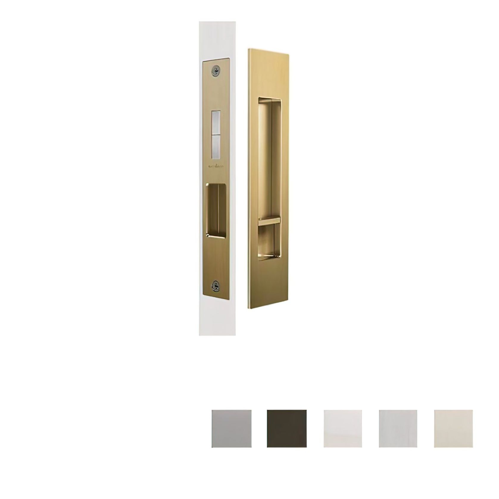 Mardeco 'M' Series Flush Pull Privacy Set - Available in Various Finishes gallery detail image