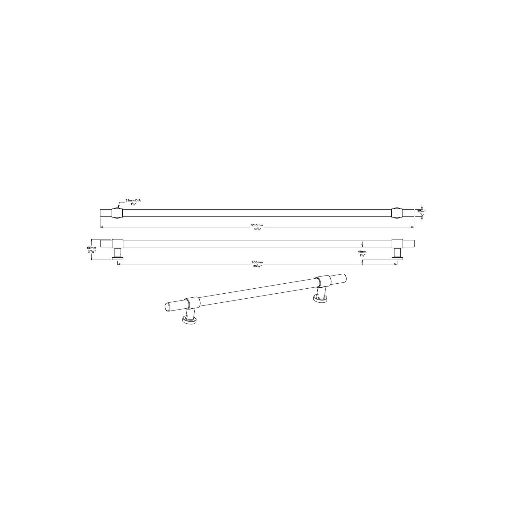 Iver Helsinki Door Pull Handle gallery detail image