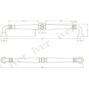 Iver Sarlat Pull Handle Concealed Fix gallery detail image