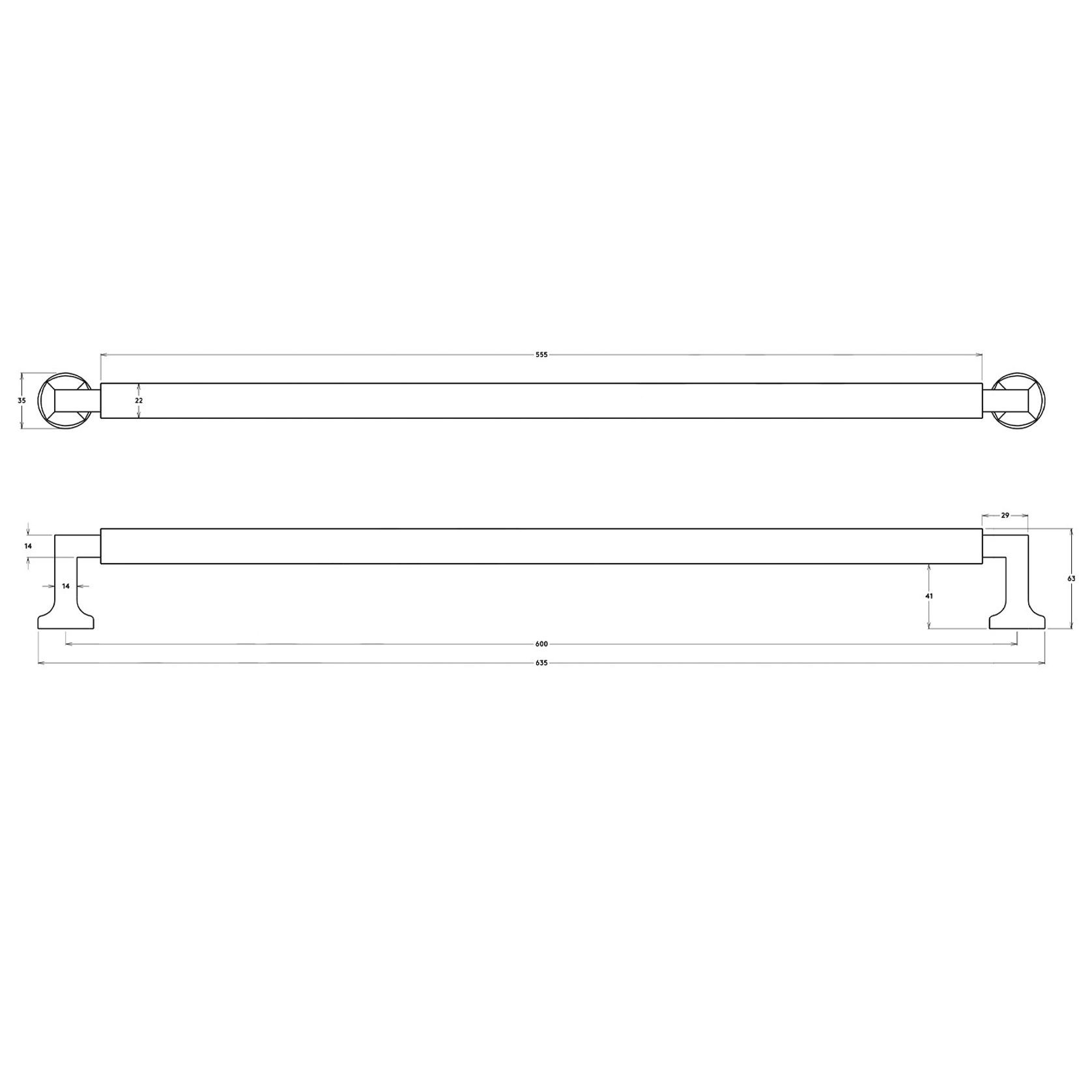 Iver Berlin Door Entrance Pull Handle gallery detail image