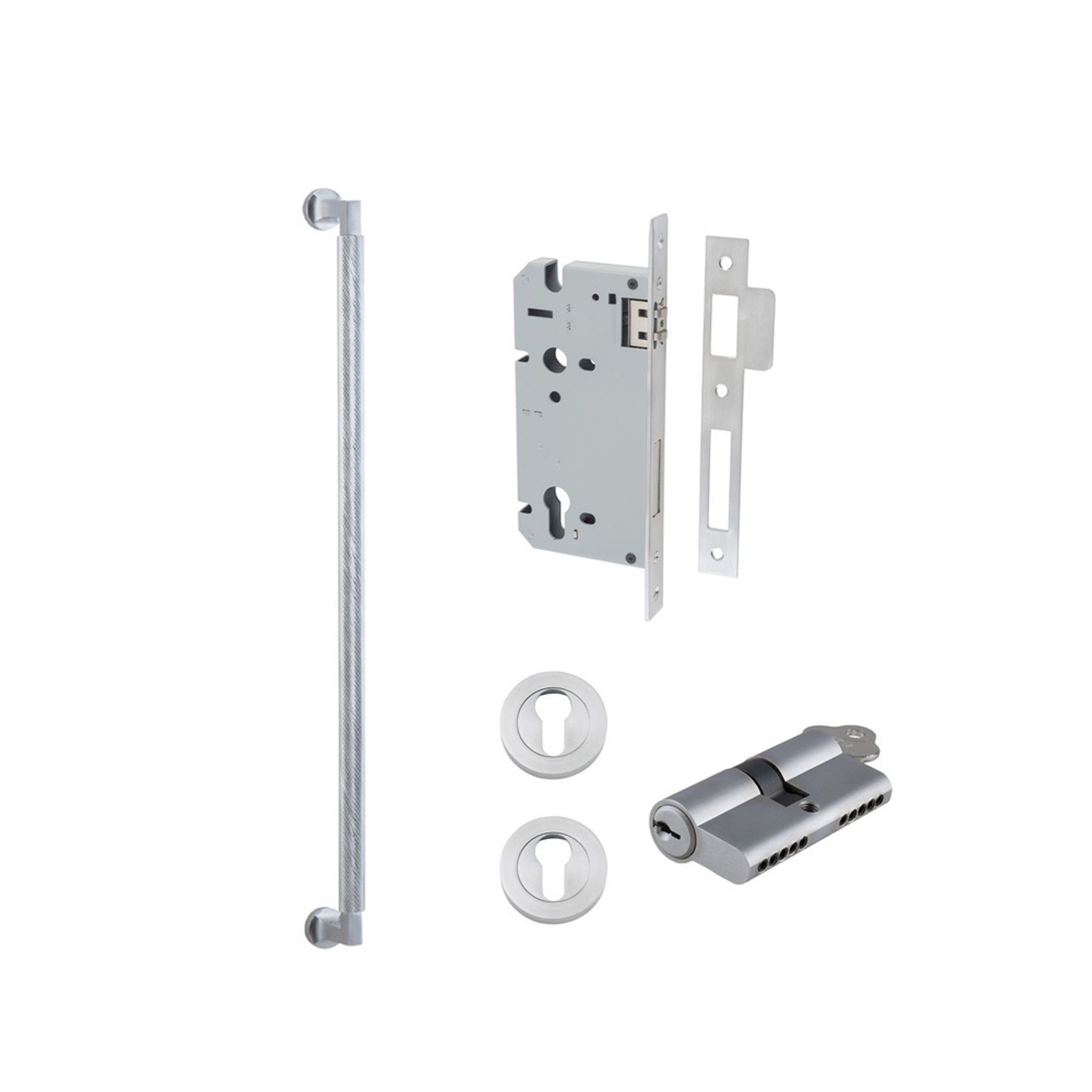 Iver Brunswick Door Pull Handle Entrance Kit Key/Key gallery detail image