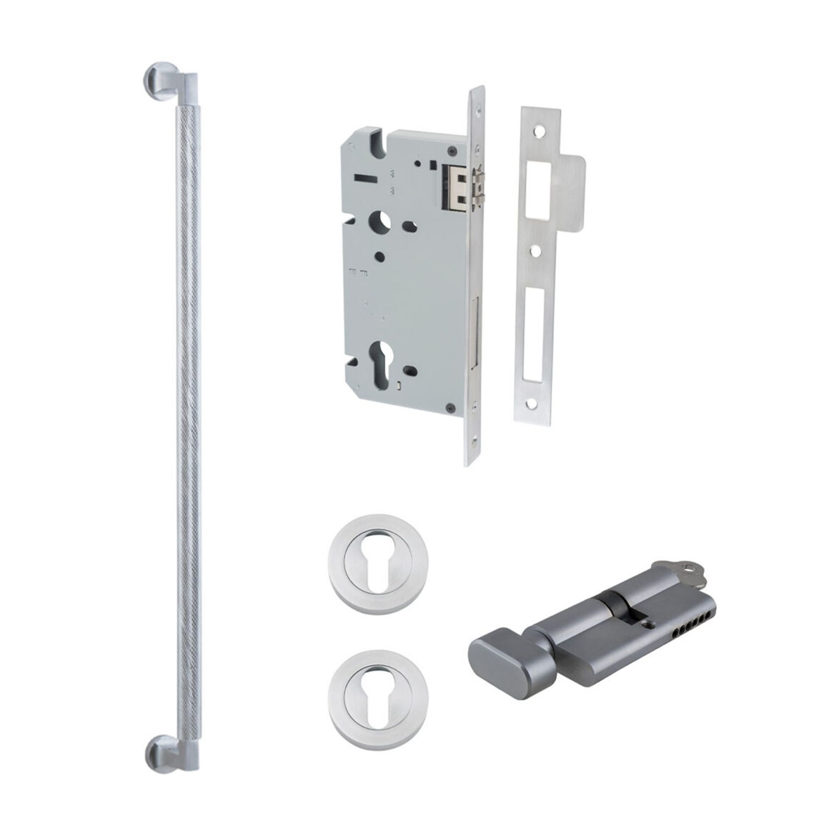 Iver Brunswick Door Pull Handle Entrance Kit Key/Thumb gallery detail image