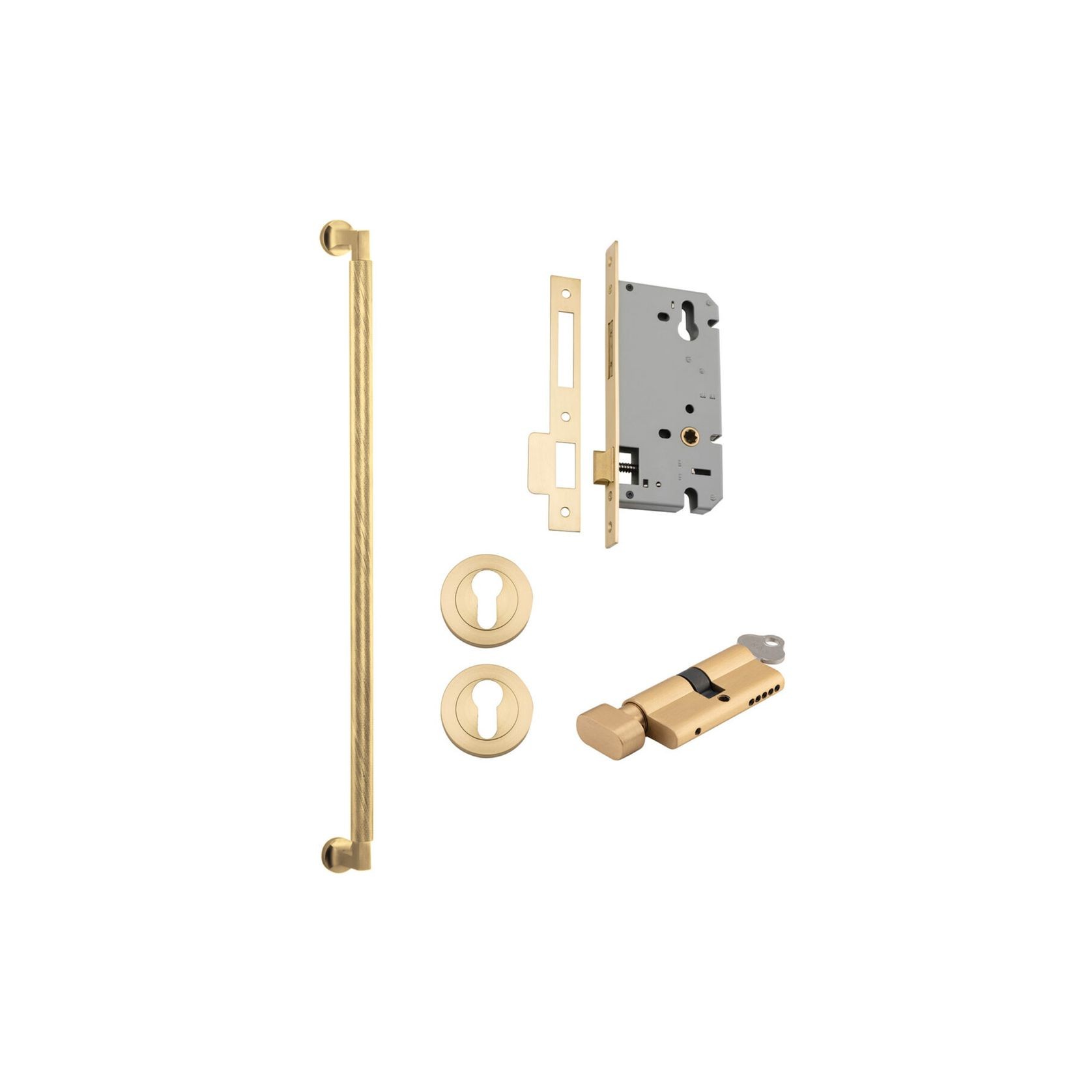 Iver Brunswick Door Pull Handle Entrance Kit Key/Thumb gallery detail image