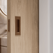 Cavity Slider Edge Pull | Brushed Copper gallery detail image