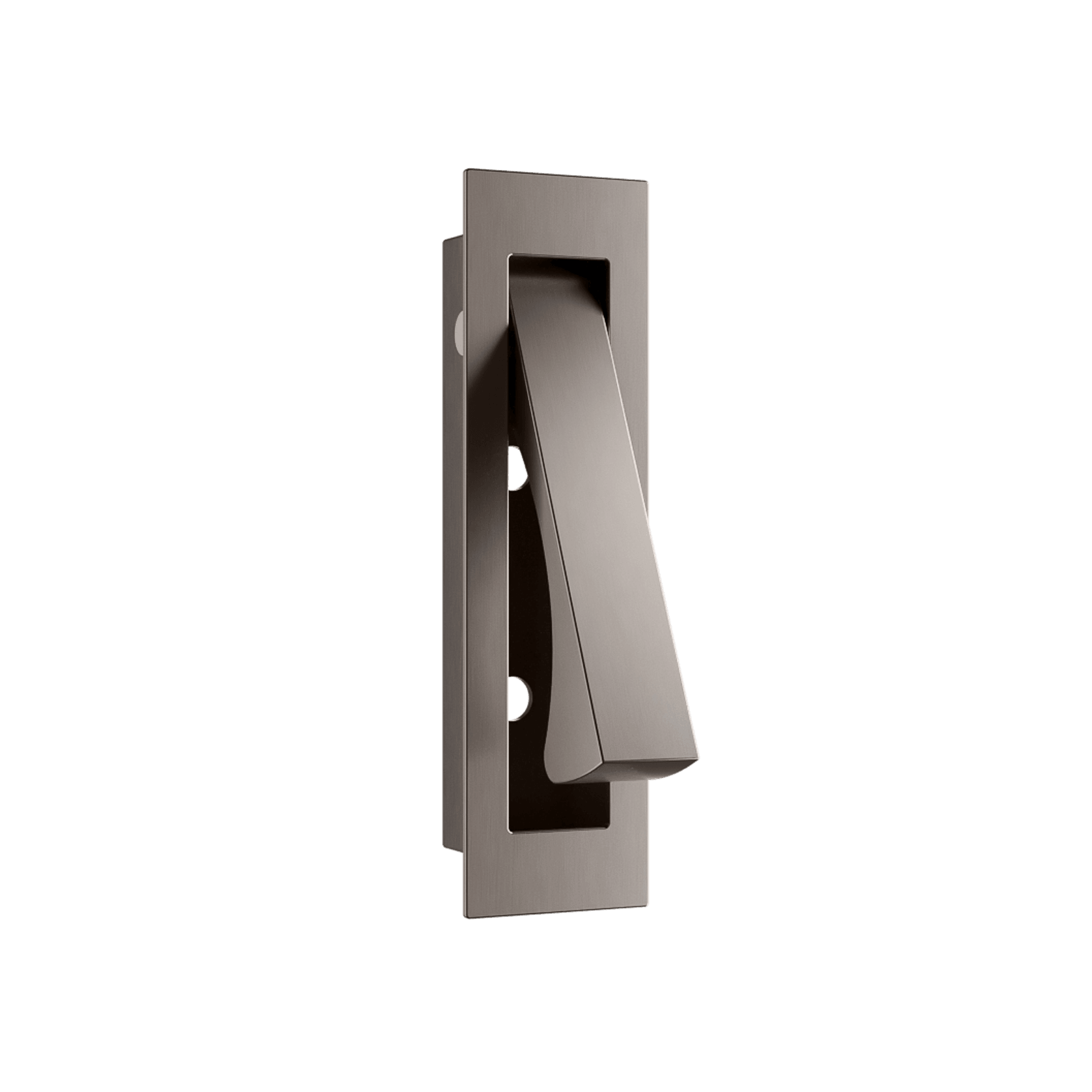 Cavity Slider Edge Pull | Brushed Gunmetal gallery detail image