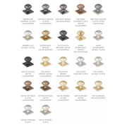 Armac Martin - Mix3 Plain Smooth Knob with Back Plate gallery detail image