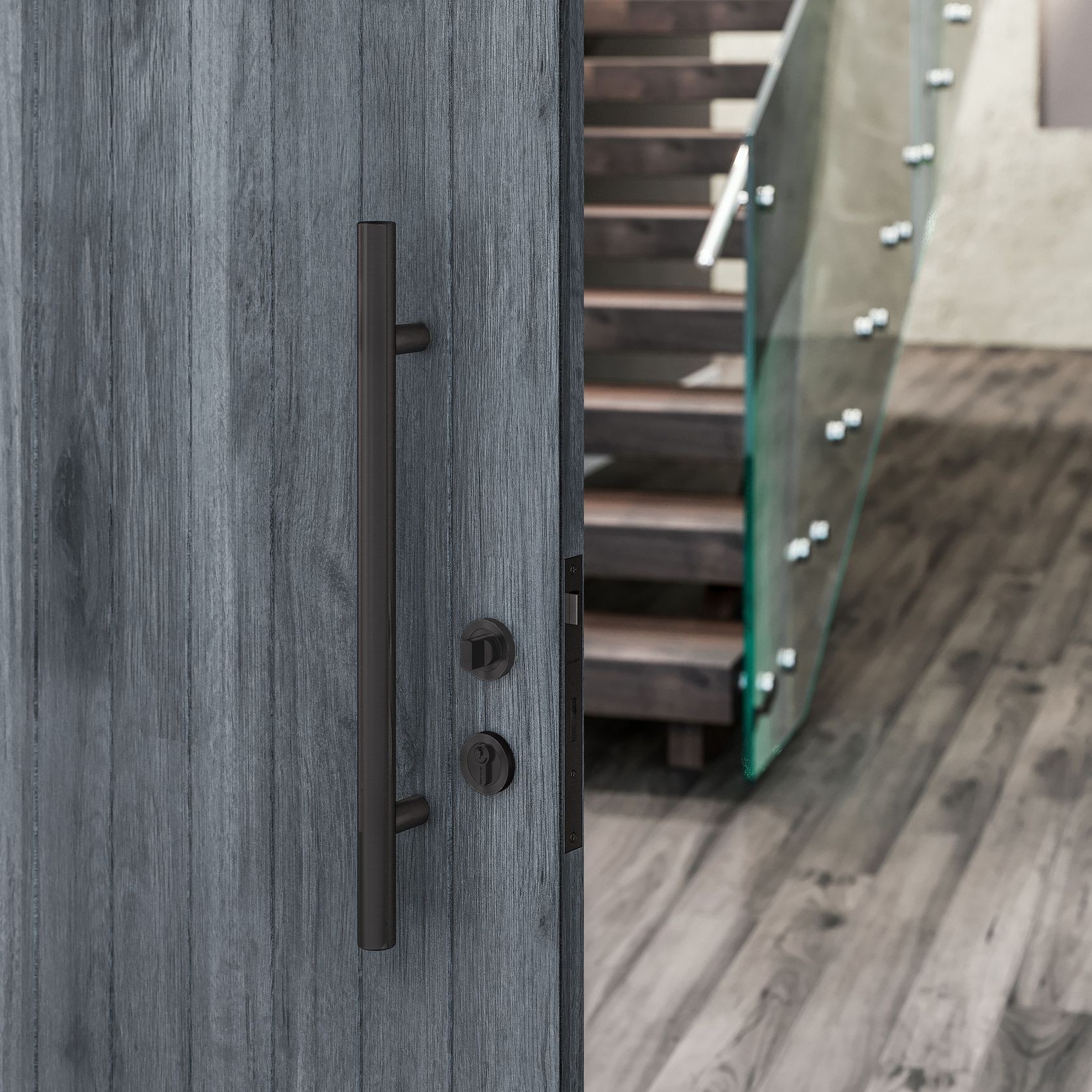 Schlage Corfu Pull Handle gallery detail image