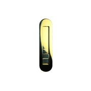 HB860 Brass Soft Edge Flush Pull for Sliding Doors gallery detail image