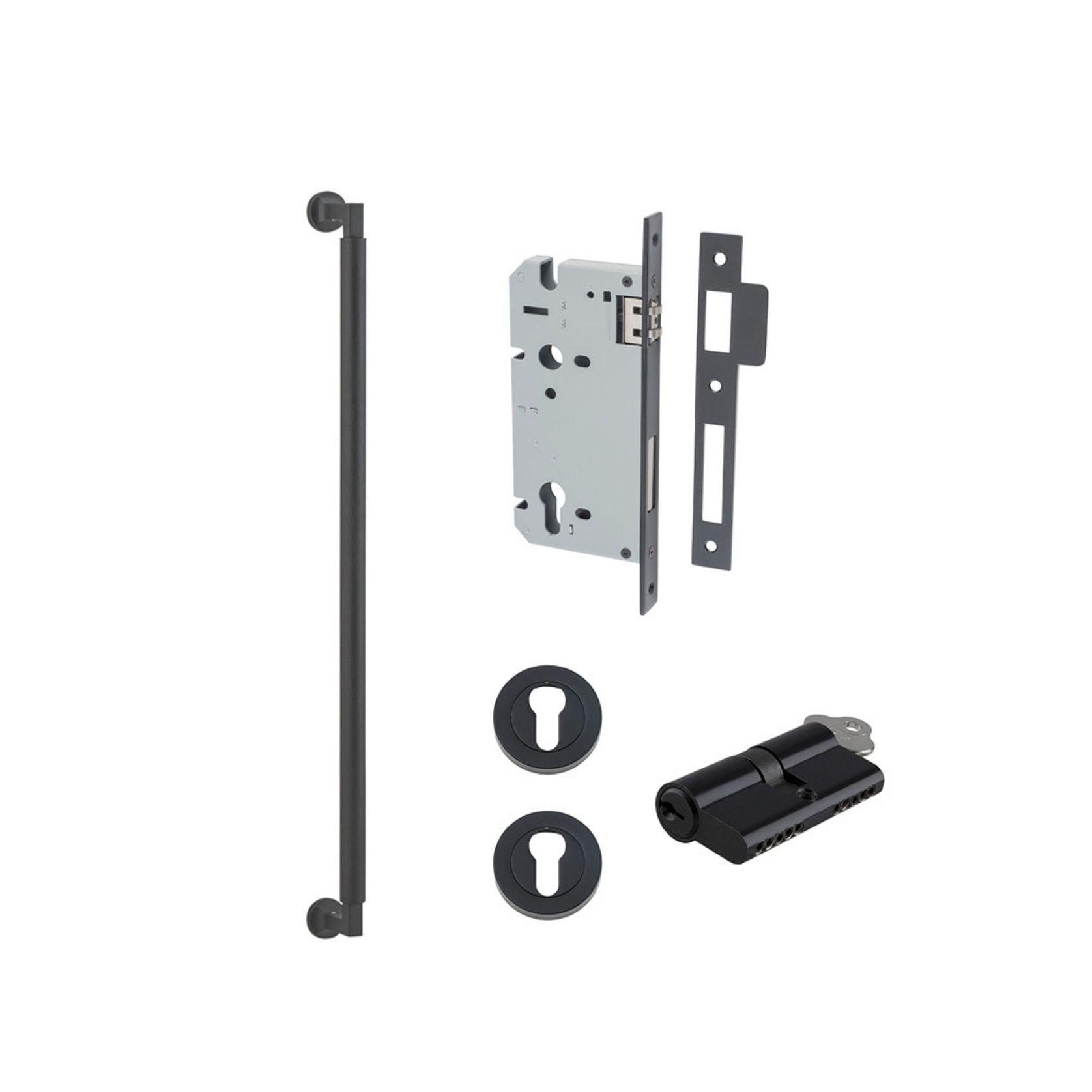 Iver Brunswick Door Pull Handle Entrance Kit Key/Key gallery detail image