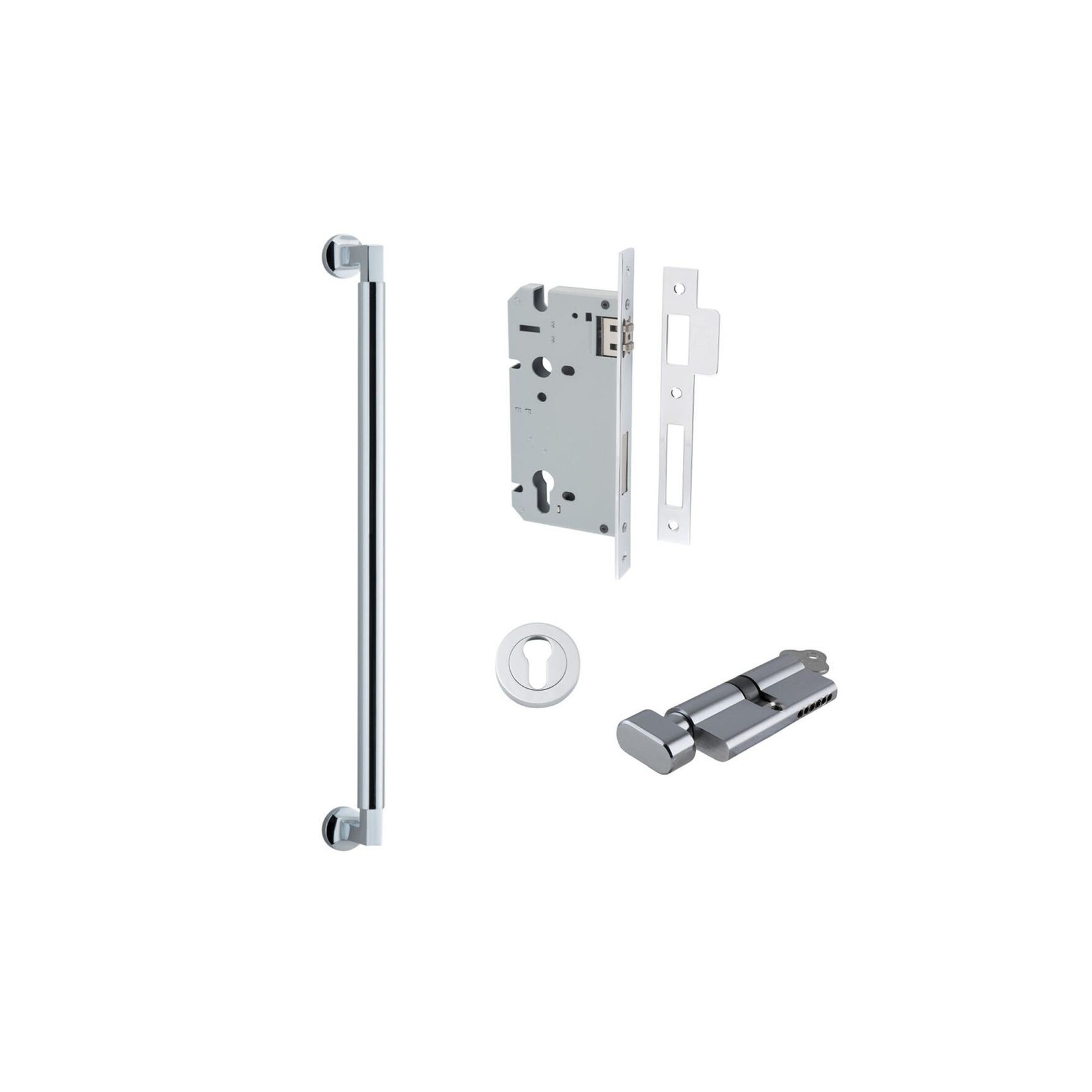 Iver Berlin Door Pull Handle Entrance Kit Key/Turn gallery detail image