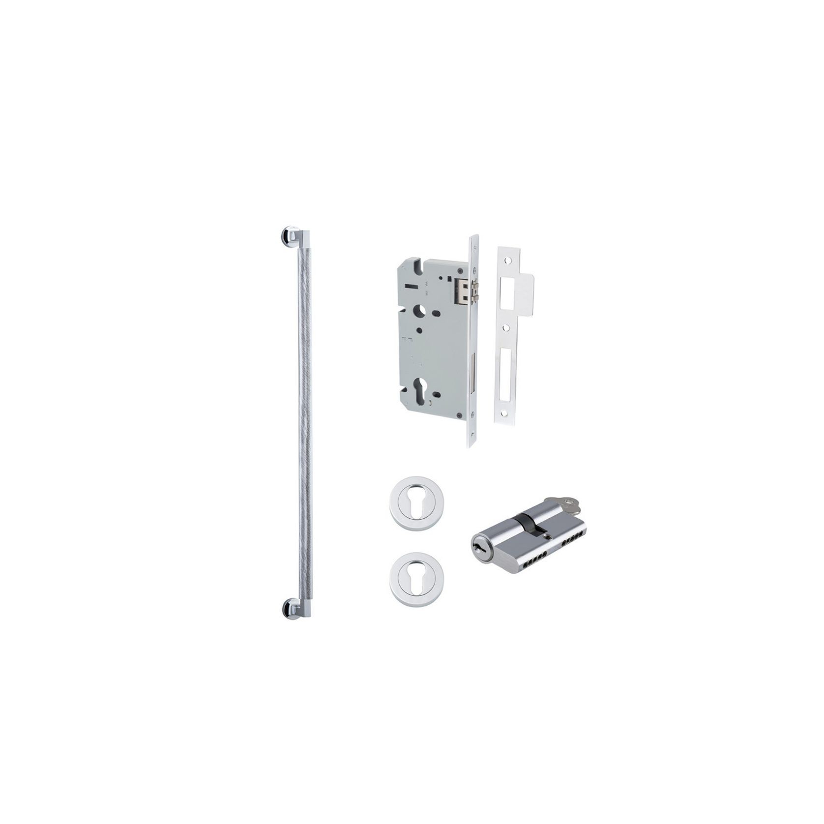 Iver Brunswick Door Pull Handle Entrance Kit Key/Key gallery detail image