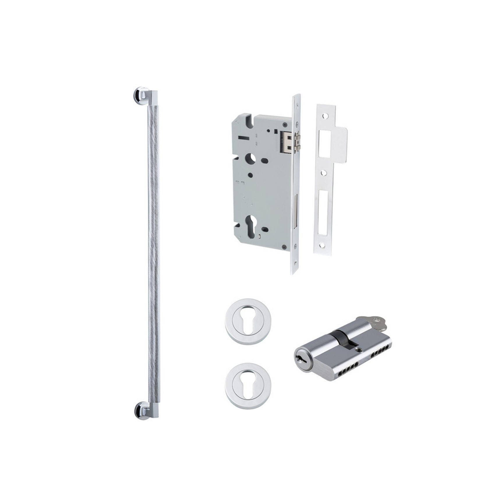 Iver Brunswick Door Pull Handle Entrance Kit Key/Key gallery detail image